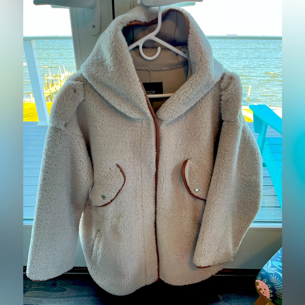 Maje Oversized Sherpa Jacket 🐻